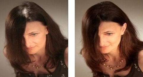 spray coloreado y densificante para disimular las canas y la alopecia hairfor2